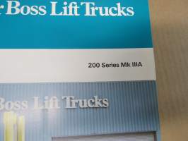 Lancer Boss 200 Series Mk IIIA Lift Trucks - trukki / kylkitrukki -myyntiesite