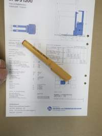 BT SPS 1200, trukki / tukipyörätrukki -myyntiesite