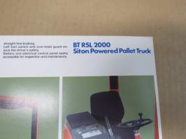 BT SL 2000 Siton Powered Pallet Truck, trukki -myyntiesite