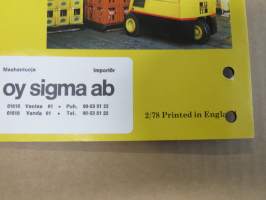 Hyster 3-wheel Elecric trucks J 25-35 A series / trukki -myyntiesite