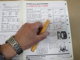 Hyster 3-wheel Elecric trucks J 25-30-35 series specifications / trukki -myyntiesite