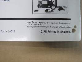 Hyster 3-wheel Elecric trucks J 25-30-35 series specifications / trukki -myyntiesite