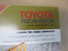 Toyota FGC30-FDC30 Gasoline / Diesel, Cushion Tire / trukki -myyntiesite