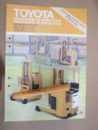 Toyota electric reach trucks / trukki -myyntiesite