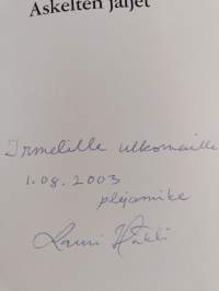 Askelten jäljet (signeerattu, tekijän omiste)