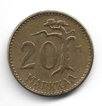 20   markkaa  1954