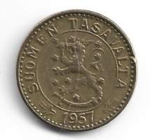 20   markkaa  1957