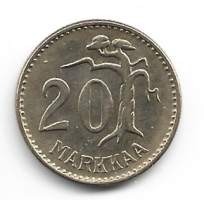 20   markkaa  1960