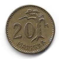 20   markkaa  1956