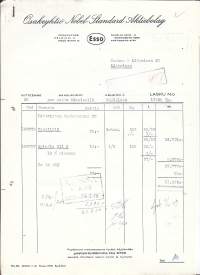 Nobel Standard Oy / Esso 1949 firmalomake