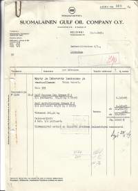 Suomalainen Gulf Oil Company Oy - firmalomake