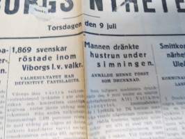 Wiborgs Nyheter 9.7.1936