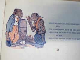 Mats och Majkens missöden -småfolket hjälper... slaget stundar - slut är all frid - nu gäller kämpa och strida -talkoo- ja sotahenkinen julkaisu lapsille v. 1942