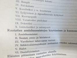 Valtionrautatiet - Käsikirja - liikenneosaston määräyksiä asema- ja junapalvelijoille II - Määräyksiä tavaraliikenteestä y.m.