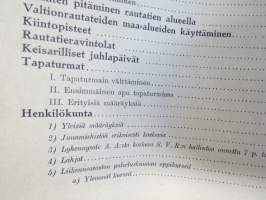 Valtionrautatiet - Käsikirja - liikenneosaston määräyksiä asema- ja junapalvelijoille II - Määräyksiä tavaraliikenteestä y.m.