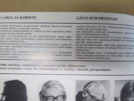 Arabia Finland 1984 - Tuotekuvasto - keräiluotteet, lahjaesineet, taideteolliset, erikoiskalustot, ruukut ja maljakot -kuvitettu