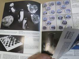 Arabia Finland 1984 - Tuotekuvasto - keräiluotteet, lahjaesineet, taideteolliset, erikoiskalustot, ruukut ja maljakot -kuvitettu