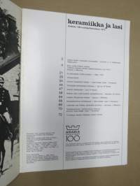 Keramiikka ja lasi - Arabian 100-vuotisjuhlanumero 1973