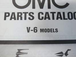 OMC - Evinrude Parts catalog V-6 Models 1980 - Perämoottorin varaosaluettelo v. 1980, Katso kuvista tarkempi malliluettelo ja sisältö