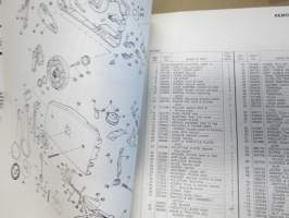 OMC - Evinrude Parts catalog V-6 Models 1980 - Perämoottorin varaosaluettelo v. 1980, Katso kuvista tarkempi malliluettelo ja sisältö