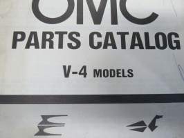 OMC - Evinrude Parts catalog V-4 Models 1980 - Perämoottorin varaosaluettelo v. 1980, Katso kuvista tarkempi malliluettelo ja sisältö