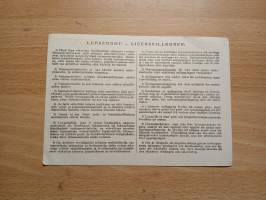 Radiolupa 1-50.  Posti- ja Lennätinhallitus