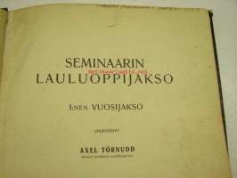 Seminaarin lauluoppijakso I:nen  ja II:nen vuosijakso