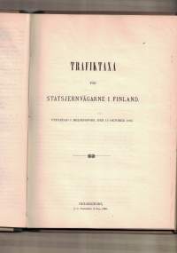 TRAFIK-Reglemente och Taxa jämte Godsklassifikationstabell för Statsjernvägarne i Finland
