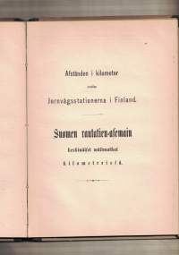 TRAFIK-Reglemente och Taxa jämte Godsklassifikationstabell för Statsjernvägarne i Finland