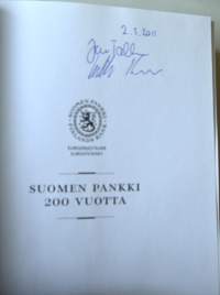 Suomen Pankki 200 vuotta 1-2