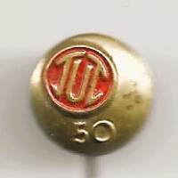 TUL 50  neulamerkki, rintamerkki
