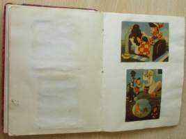 Muistokirja - 36 kiiltokuvasivua ja värssyjä - etukannen sisäluolella vuosiluku 194?