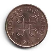 1 penni  1964