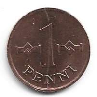 1 penni  1967
