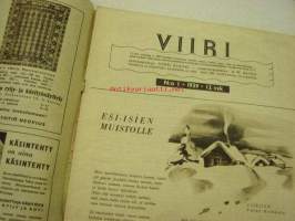 Viiri 1939 nr 1 Neovius Oy asiakaslehti