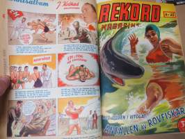 Rekord-magasinet 1947  II nr 24-47 puolivuosikerta, sisältö urheilua, kertomuksia, ajanvietettä, artikkelissa mm. Emil Zatopek, Elis Ask, Matti Järvinen...