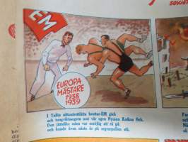 Rekord-magasinet 1947  II nr 24-47 puolivuosikerta, sisältö urheilua, kertomuksia, ajanvietettä, artikkelissa mm. Emil Zatopek, Elis Ask, Matti Järvinen...