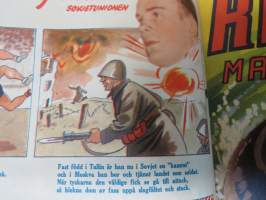 Rekord-magasinet 1947  II nr 24-47 puolivuosikerta, sisältö urheilua, kertomuksia, ajanvietettä, artikkelissa mm. Emil Zatopek, Elis Ask, Matti Järvinen...