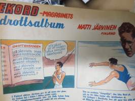 Rekord-magasinet 1947  II nr 24-47 puolivuosikerta, sisältö urheilua, kertomuksia, ajanvietettä, artikkelissa mm. Emil Zatopek, Elis Ask, Matti Järvinen...