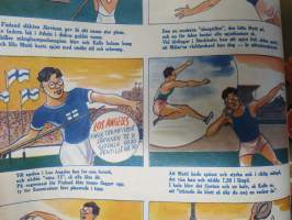 Rekord-magasinet 1947  II nr 24-47 puolivuosikerta, sisältö urheilua, kertomuksia, ajanvietettä, artikkelissa mm. Emil Zatopek, Elis Ask, Matti Järvinen...