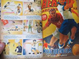 Rekord-magasinet 1947  II nr 24-47 puolivuosikerta, sisältö urheilua, kertomuksia, ajanvietettä, artikkelissa mm. Emil Zatopek, Elis Ask, Matti Järvinen...