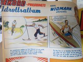 Rekord-magasinet 1947  II nr 24-47 puolivuosikerta, sisältö urheilua, kertomuksia, ajanvietettä, artikkelissa mm. Emil Zatopek, Elis Ask, Matti Järvinen...