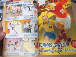 Rekord-magasinet 1947  II nr 24-47 puolivuosikerta, sisältö urheilua, kertomuksia, ajanvietettä, artikkelissa mm. Emil Zatopek, Elis Ask, Matti Järvinen...