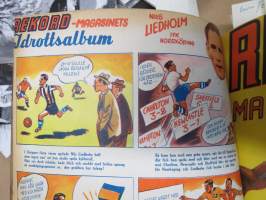 Rekord-magasinet 1947  II nr 24-47 puolivuosikerta, sisältö urheilua, kertomuksia, ajanvietettä, artikkelissa mm. Emil Zatopek, Elis Ask, Matti Järvinen...