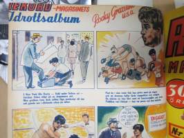 Rekord-magasinet 1947  II nr 24-47 puolivuosikerta, sisältö urheilua, kertomuksia, ajanvietettä, artikkelissa mm. Emil Zatopek, Elis Ask, Matti Järvinen...