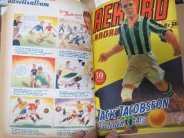 Rekord-magasinet 1947  II nr 24-47 puolivuosikerta, sisältö urheilua, kertomuksia, ajanvietettä, artikkelissa mm. Emil Zatopek, Elis Ask, Matti Järvinen...