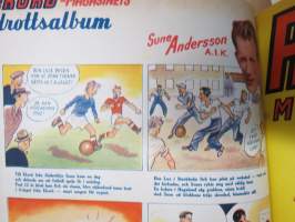 Rekord-magasinet 1947  II nr 24-47 puolivuosikerta, sisältö urheilua, kertomuksia, ajanvietettä, artikkelissa mm. Emil Zatopek, Elis Ask, Matti Järvinen...
