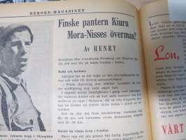 Rekord-magasinet 1947  II nr 24-47 puolivuosikerta, sisältö urheilua, kertomuksia, ajanvietettä, artikkelissa mm. Emil Zatopek, Elis Ask, Matti Järvinen...