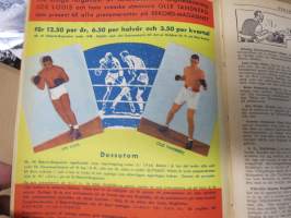 Rekord-magasinet 1947  II nr 24-47 puolivuosikerta, sisältö urheilua, kertomuksia, ajanvietettä, artikkelissa mm. Emil Zatopek, Elis Ask, Matti Järvinen...