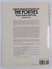 Great Fashion Designs of the Forties Paper Dolls - 32 Haute Couture Costumes by Hattie Carnegie, Adrian, Dior and Others